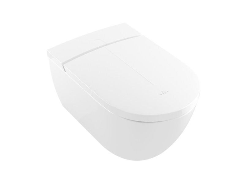 Villeroy & Boch ViClean sprchové rimless WC s hlubokým splachováním, 595x385x400 mm, CeramicPlus, alpská bílá